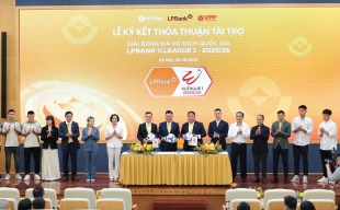 LPBank tiếp tục đồng hành cùng Giải Bóng đá vô địch quốc gia V.League mùa thứ 2 liên tiếp