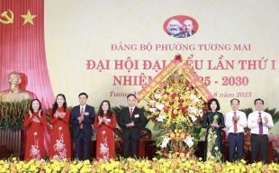 Phường Tương Mai: Xây dựng chính quyền số, thúc đẩy phát triển kinh tế - xã hội