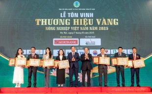 Tôn vinh 90 thương hiệu Vàng nông nghiệp Việt Nam năm 2025