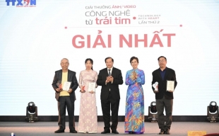 Trao giải thưởng ảnh/video “Công nghệ từ trái tim” lần thứ 2