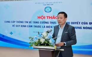 Tăng cường đẩy mạnh truyền thông quy định cấm thuốc lá điện tử, thuốc lá nung nóng