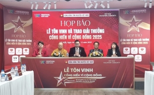 Giải thưởng “Cống hiến vì cộng đồng” năm 2025 kết nối những trái tim thiện nguyện