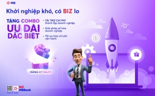 Tài trợ 100% phí thành lập doanh nghiệp, BIZ MBBank giúp SME tối ưu hóa chi phí