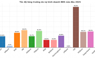 Chỉ giải ngân thêm hơn 6.000 tỷ đồng ra thị trường bất động sản, 'bước đi' khôn ngoan của VPBank?