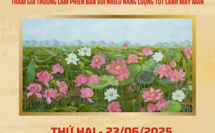 'Liên Hoa Tịnh Cảnh' - trưng bày tại Thiên Sơn Plaza