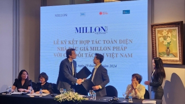 Ngày 20/4, Nhà đấu giá Millon Pháp mở phiên đấu giá đầu tiên tại Việt Nam