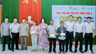 Đắk Lắk: Hỗ trợ 500 triệu đồng để xây nhà tình nghĩa cho các hộ nghèo huyện Krông Bông