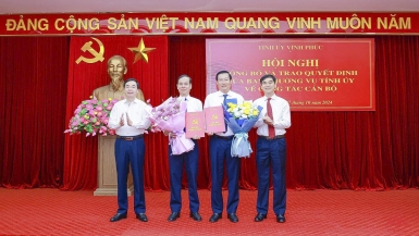 Ông Nguyễn Tuấn Khanh làm Trưởng Ban Tuyên giáo Tỉnh ủy Vĩnh Phúc