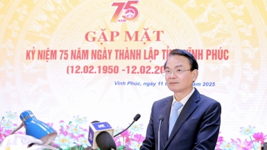 Kế thừa 75 năm xây dựng và phát triển - Vĩnh Phúc quyết tâm xây dựng tỉnh ngày càng giàu mạnh, phồn vinh