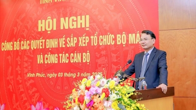 Vĩnh Phúc: Hàng loạt các sở ngành có lãnh đạo mới sau sắp xếp, tinh gọn bộ máy