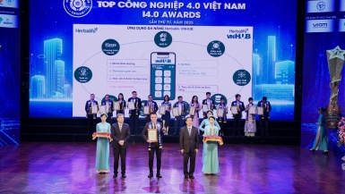 Herbalife Việt Nam đạt giải thưởng “Top Công Nghiệp 4.0” lần thứ 3 liên tiếp với Ứng dụng Herbalife VNHUB