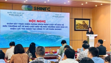 Đoàn Đại biểu Quốc hội khảo sát bảo vệ môi trường tại KCN Nam Cầu Kiền - Mô hình KCN sinh thái tiên phong từ Hải Phòng