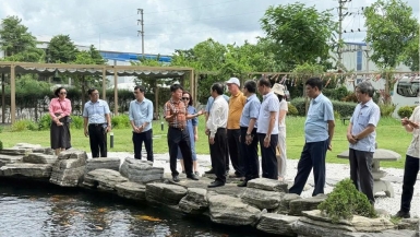 Đoàn đại biểu Hội nghị về Khoa học – Công nghệ của Trung ương thăm và làm việc tại KCN Nam Cầu Kiền