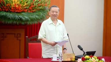 [Ảnh] Tổng Bí thư Tô Lâm chủ trì phiên họp Thường trực Ban Chỉ đạo Trung ương về phát triển khoa học, công nghệ, đổi mới sáng tạo và chuyển đổi số