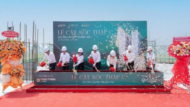 Lavita Thuan An cất nóc Block C, bước tiến mới của dự án trọng điểm khu Đông Bắc TP.HCM