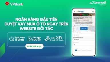 VPBank ra mắt tính năng phê duyệt khoản vay mua ô tô ngay trên website của đối tác