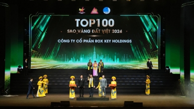 Rox Key Holdings được trao giải thưởng Sao Vàng Đất Việt 2024