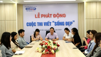 Lễ phát động cuộc thi viết “Sống đẹp” do Tạp chí điện tử Giáo dục Việt Nam tổ chức