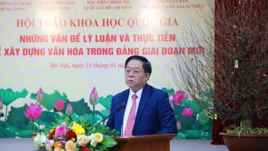 Phát biểu kết luận của Trưởng Ban Tuyên giáo Trung ương Nguyễn Trọng Nghĩa tại Hội thảo khoa học Quốc gia