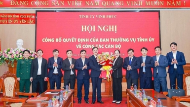 Vĩnh Phúc: Phó Trưởng Ban Dân vận Tỉnh ủy Vĩnh Phúc làm tân Bí thư Huyện ủy Yên Lạc