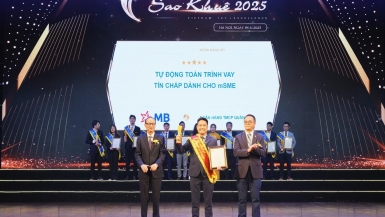 BIZ MBBank giành 3 giải Sao Khuê nhờ công nghệ AI và dữ liệu lớn