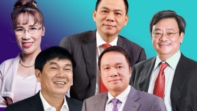 Việt Nam có 5 tỷ phú USD, ông Phạm Nhật Vượng giữ vững ngôi đầu