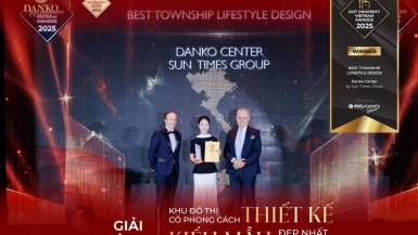 Danko Center được vinh danh “Khu đô thị có phong cách thiết kế kiểu mẫu đẹp nhất Việt Nam 2025”