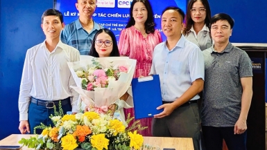 Lễ ký kết hợp tác chiến lược về truyền thông giữa Tạp chí Trẻ em Việt Nam và Công ty CPC