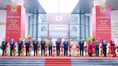 Tổng Bí thư Tô Lâm dự, cắt băng khánh thành Trụ sở Bộ Công an