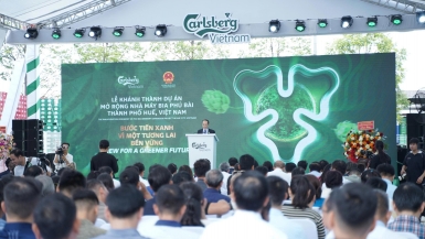 Carlsberg Việt Nam khánh thành nhà máy bia Phú Bài mở rộng, đánh dấu cột mốc mới trong hành trình phát triển bền vững tại Việt Nam