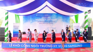 Khởi công xây dựng Ngôi trường Hy vọng thứ 5 tại tỉnh Bình Phước