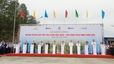 Thủ tướng Phạm Minh Chính phát lệnh khởi công cao tốc cửa khẩu Hữu Nghị - Chi Lăng