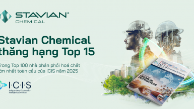 Stavian Hóa chất lọt top 15 trong 100 nhà phân phối hóa chất lớn nhất toàn cầu