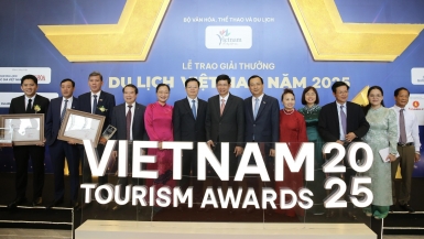 Giải thưởng Du lịch Việt Nam năm 2025 vinh danh 113 doanh nghiệp tiêu biểu