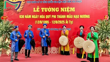 Lễ hội tưởng niêm 930 năm ngày hóa của Thánh Mẫu Hạo Nương – mẫu thân của Linh Lang Đại Vương