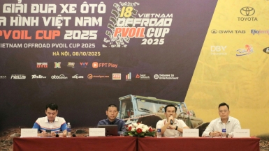 Giải Đua xe ôtô địa hình Việt Nam PVOIL Cup 2025 mở rộng quy mô và nội dung thi đấu