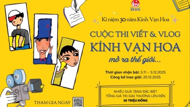 Nhà xuất bản Kim Đồng phát động cuộc thi Viết & Vlog: 'Kính Vạn Hoa mở ra thế giới…'