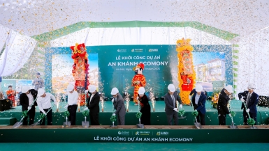 Khởi công Dự án đầu tư xây dựng nhà ở thấp tầng - An Khánh Ecomony
