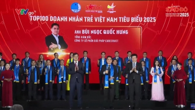 CEO CareerViet được vinh danh trong TOP 100 Doanh nhân trẻ Việt Nam tiêu biểu 2025