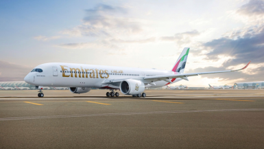 Chiếc A350 đầu tiên gia nhập đội bay của Emirates