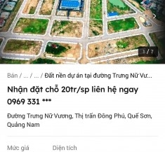 Quảng Nam: Chấn chỉnh hoạt động đầu tư, kinh doanh đất nền dự án chợ Đông Phú