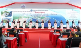 Chủ tịch nước Nguyễn Xuân Phúc tham dự lễ khởi công đầu tư xây dựng cảng Liên Chiểu – Đà Nẵng