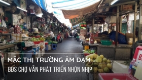 Mặc thị trường ảm đạm, “bất động sản chợ” vẫn nhộn nhịp