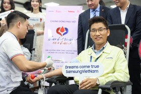 Samsung Việt Nam hiến tặng hơn 100.000 đơn vị máu