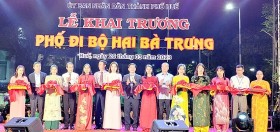 Thừa Thiên Huế: Khai trương phố đi bộ Hai Bà Trưng