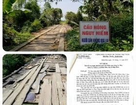 Quảng Nam: Cầu dân sinh xuống cấp, hiểm họa rình rập người dân xã Điện Hòa