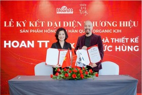 Hoan TT chính thức ra mắt các sản phẩm hồng sâm organic KJH