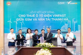 Hợp tác xã vận tải Thanh Hà thuê 250 xe ô tô điện VinFast từ GSM