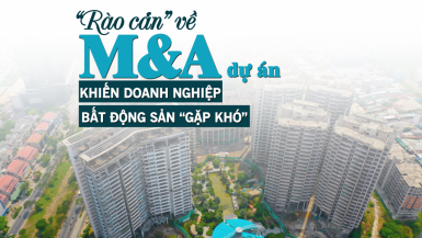 Rào cản về M&A dự án khiến doanh nghiệp bất động sản gặp khó