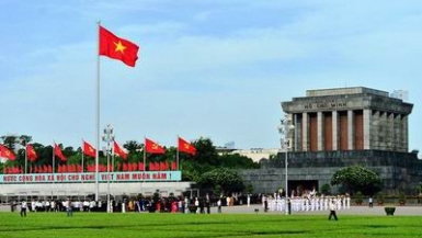 Thực hiện biện pháp cảnh vệ tại khu vực Lăng Chủ tịch Hồ Chí Minh